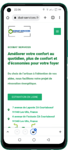 Création de site Web énergie renouvelable